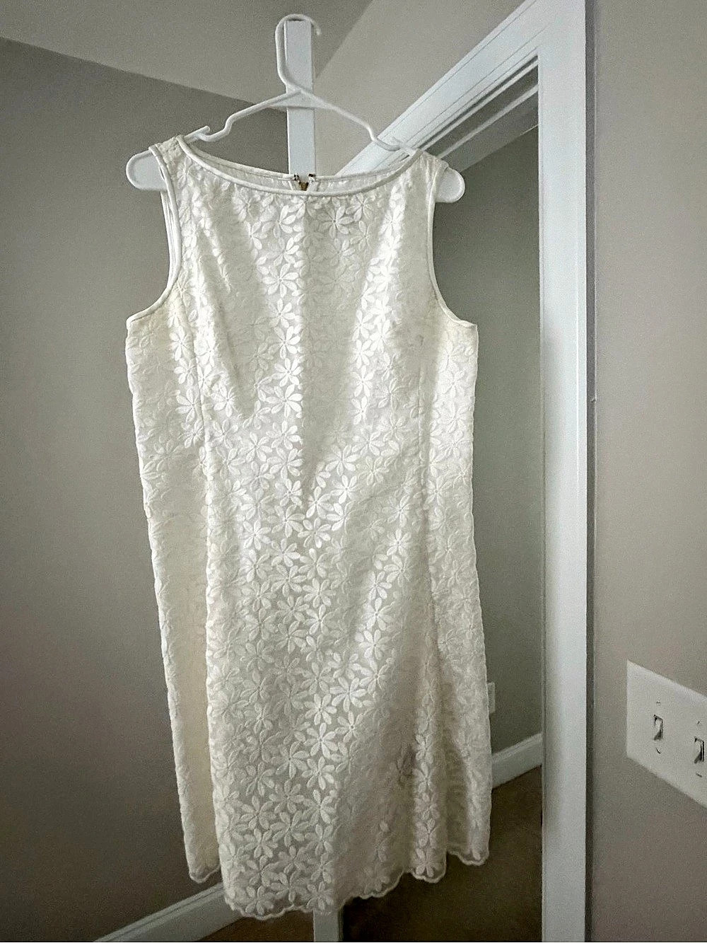 Kate Spade New York Floral Lace Mini Dress White Size 14